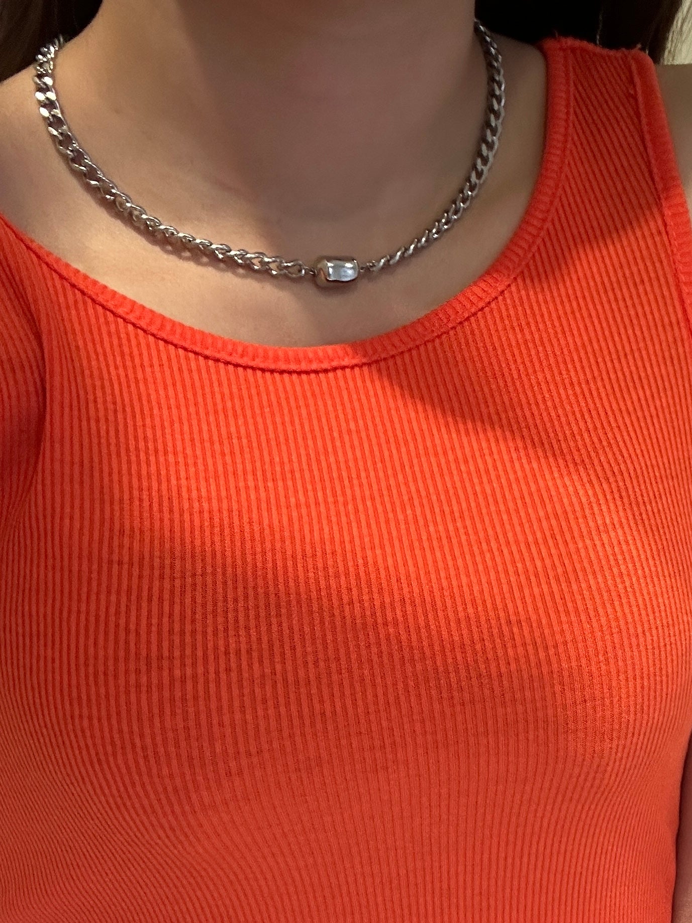 beans chain necklace