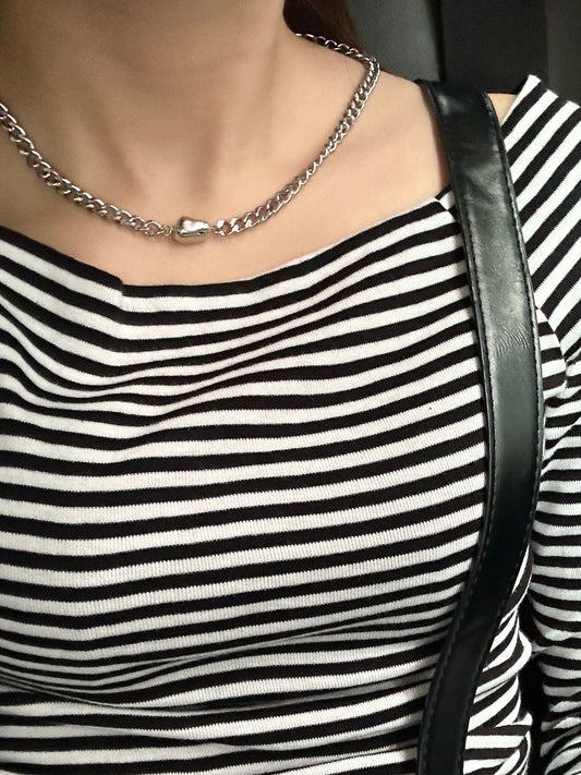 beans chain necklace