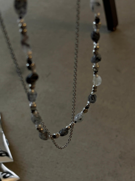 stone beads necklace