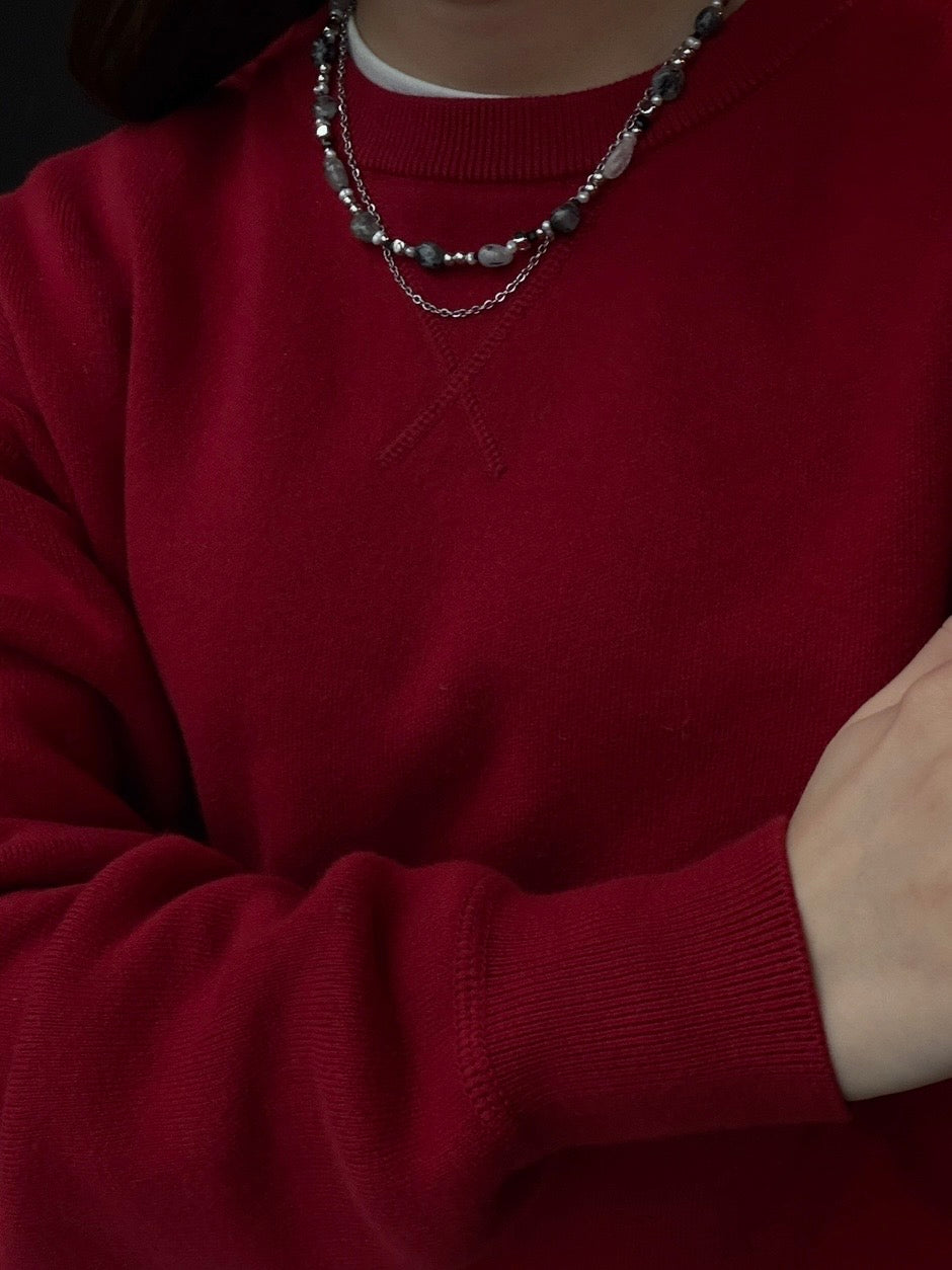 stone beads necklace