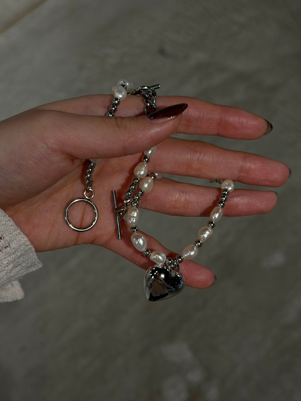 pearl beads necklace