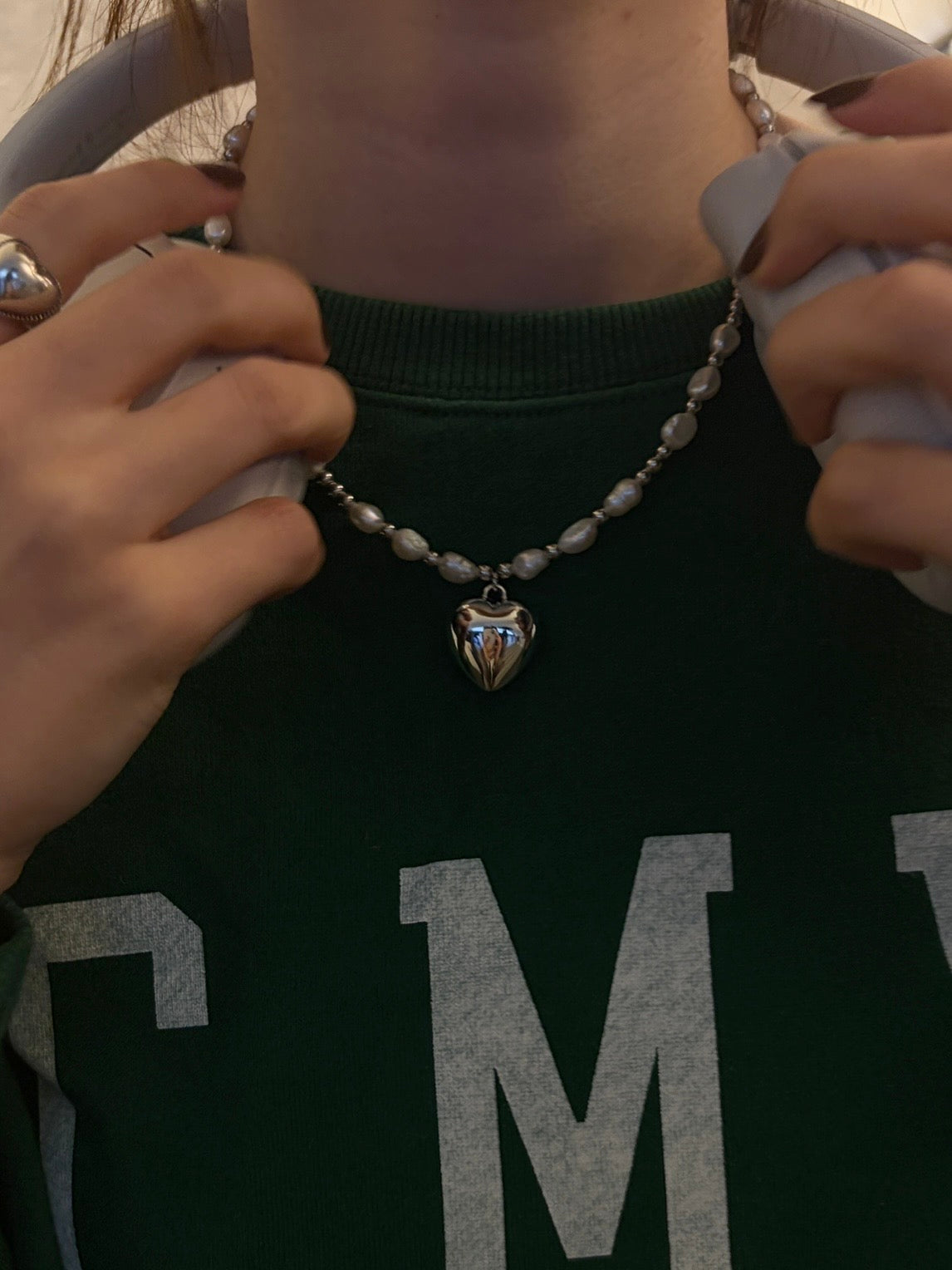 pearl beads necklace