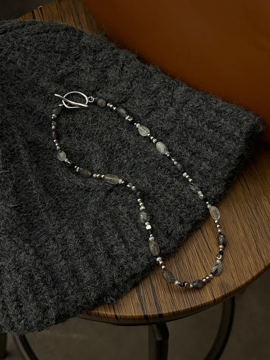 stone beads necklace